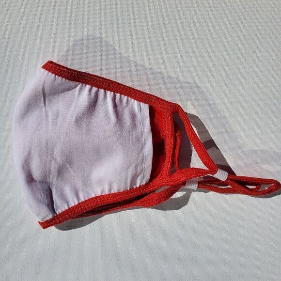 Red Austrian Crystal Facemask - Picture 3 of 5